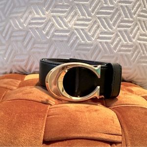 Coach Signature Buckle Belt, 38mm